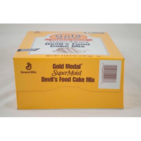 Supermoist Gold Medal Cake Mix Super Moist Devil's Food 4.5lbs, PK6 16000-12217